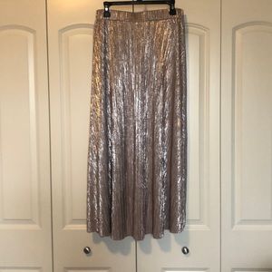 Free people shimmer maxi skirt